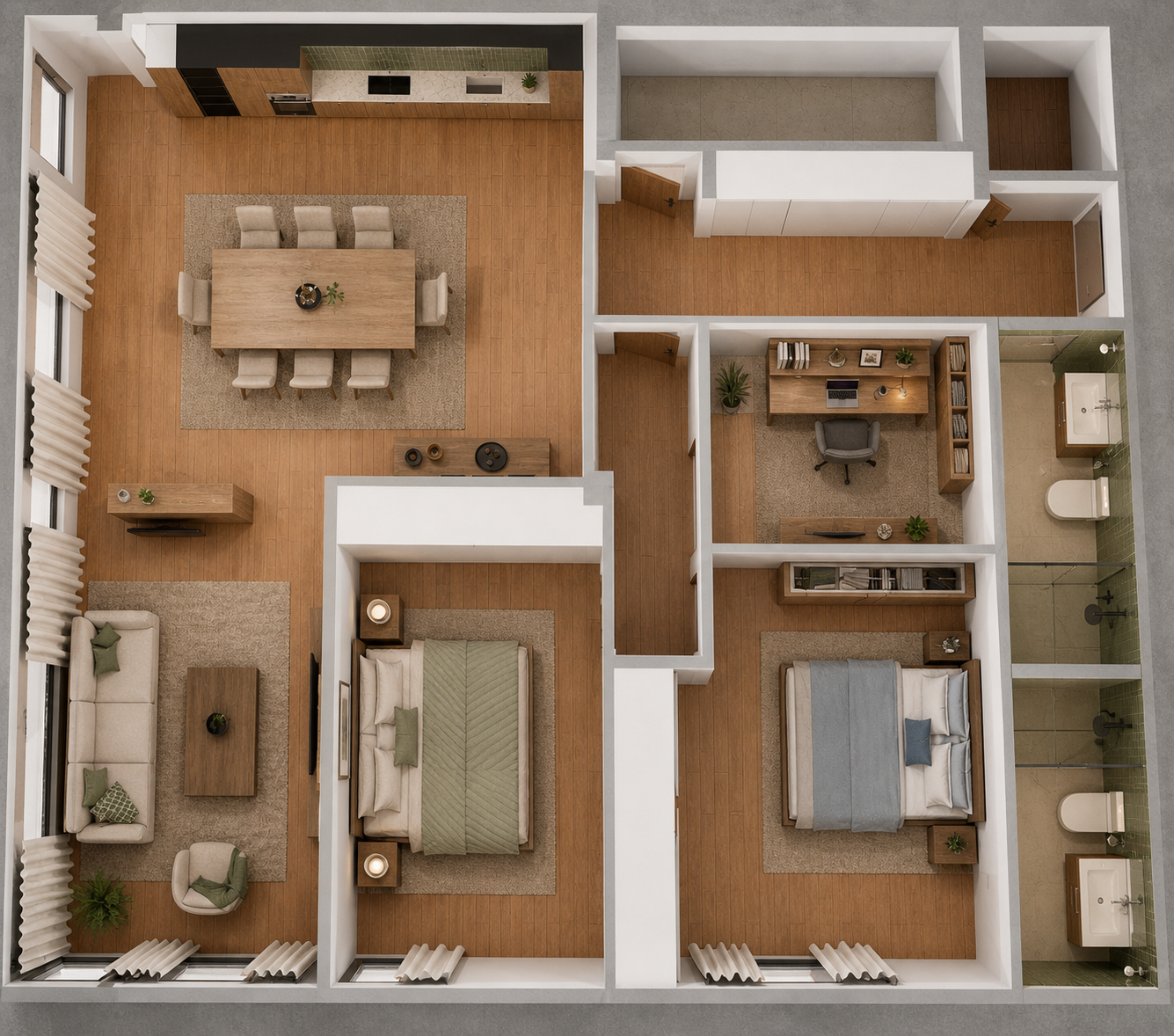 Planta da habitação